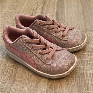 Puma Kids Glitter Pink Sneakers